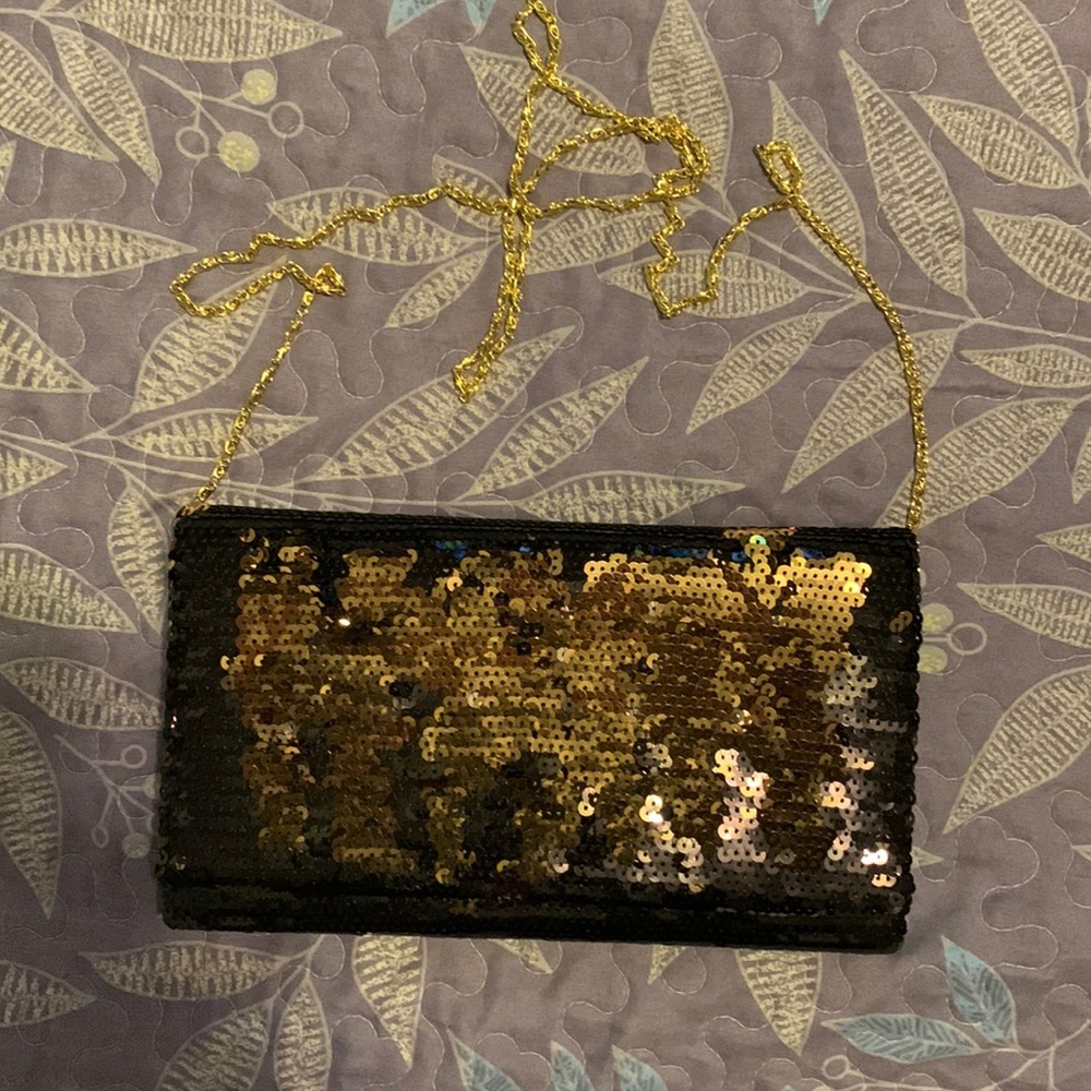 Lise Watier Sequined Evening Purse